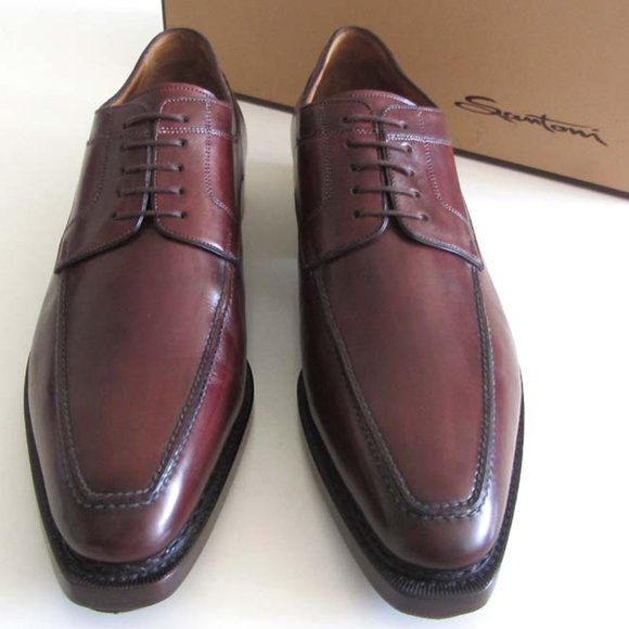 new SANTONI FAM Limited Norvegese antiqued dress shoes main image 4